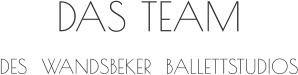 DAS TEAM  DES  WANDSBEKER  BALLETTSTUDIOS